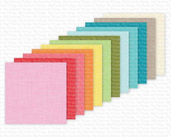 My Favorite Things Colorful Canvas 6x6 Inch Paper Pad