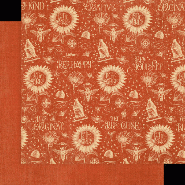 Graphic 45 "Let it Bee" 12x12" Patterns & Solid Pad