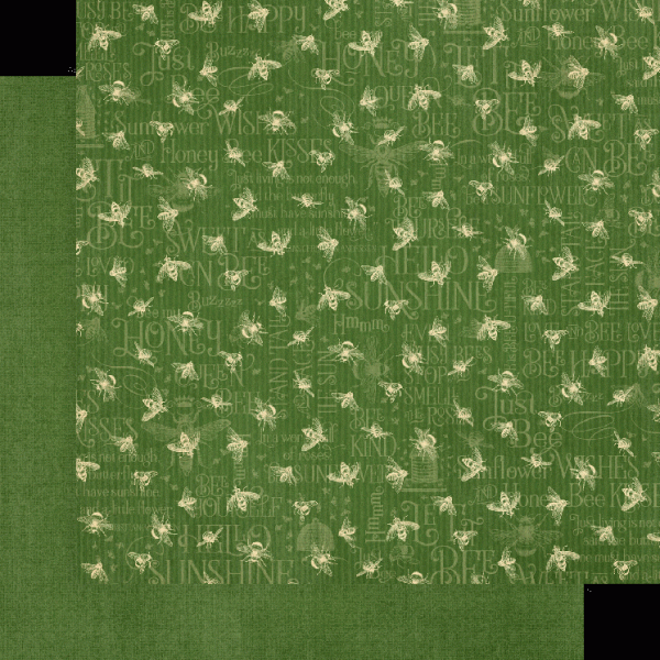 Graphic 45 "Let it Bee" 12x12" Patterns & Solid Pad