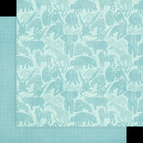 Graphic 45 "Wild & Free" 12x12" Patterns & Solid Pad