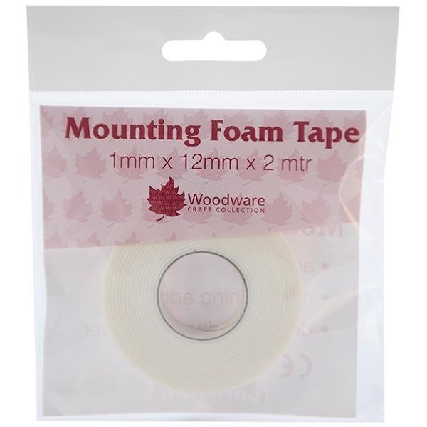 Woodware Mounting Foam Tape 1mm White (WW2343) 