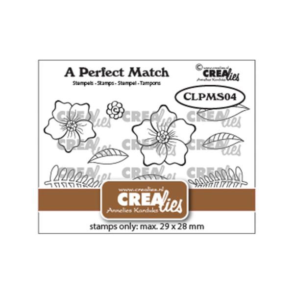 Crealies - A perfect match Stempel Flowers B 