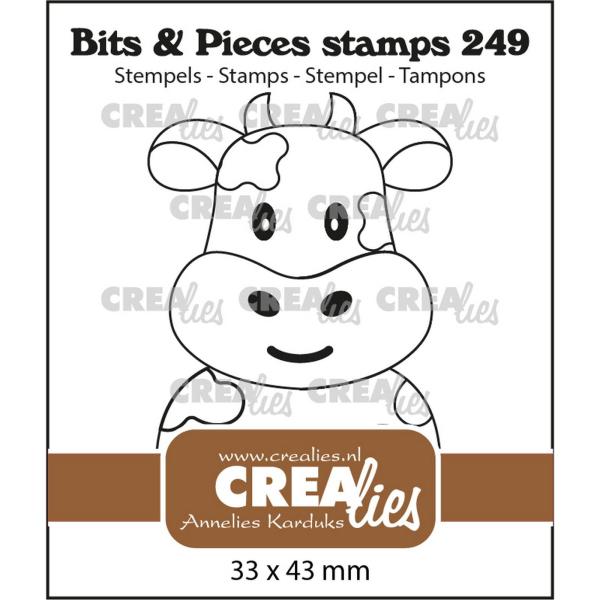 Crealies - Bits - Pieces Stempel Cow 