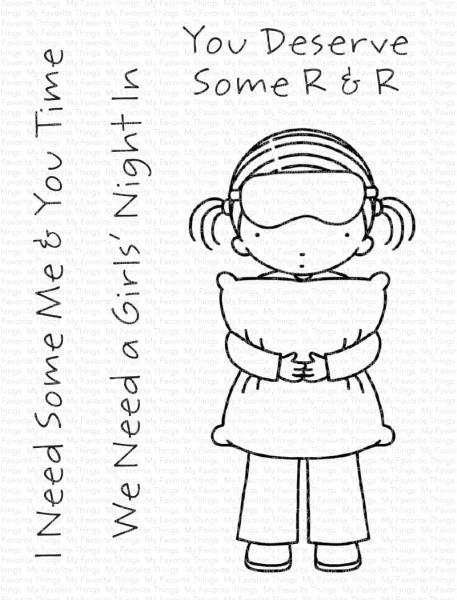 My Favorite Things Stempelset "I Need Some Me & You Time" Clear Stamp Set