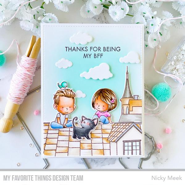 My Favorite Things Stempelset "Shout It from the Rooftops" Clear Stamp Set