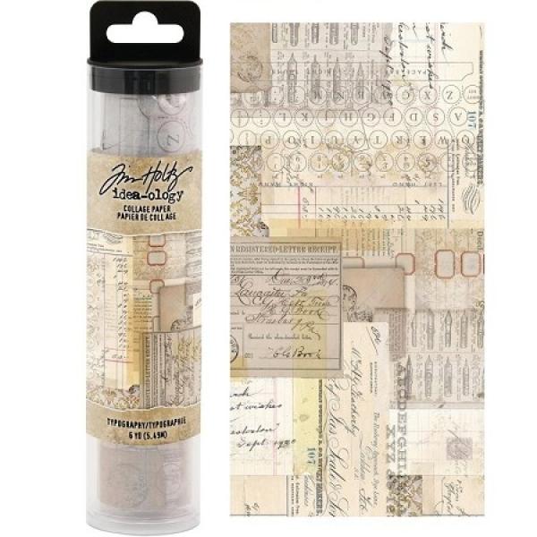 Tim Holtz - Idea Ology "Collage Paper Typography" 