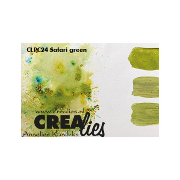Crealies - Pigment Colorzz Safari green - Pigmentpulver