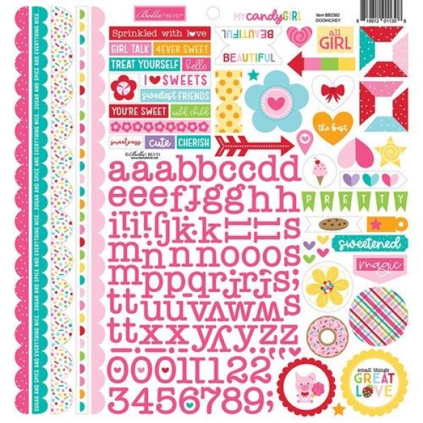 Bella BLVD My Candy Girl Doohickey Cardstock Sticker 