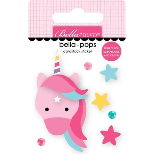 Bella BLVD Unicorn Magic Bella Pops -3 D Sticker