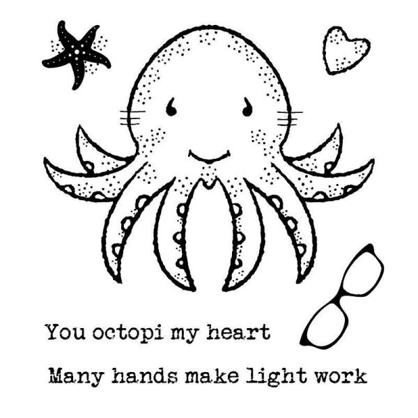 Woodware Octavia   Clear Stamps - Stempel 