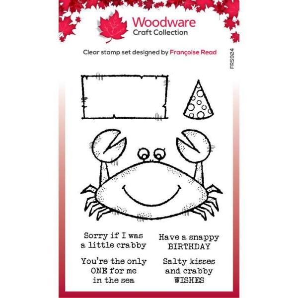 Woodware Mr Crab   Clear Stamps - Stempel 
