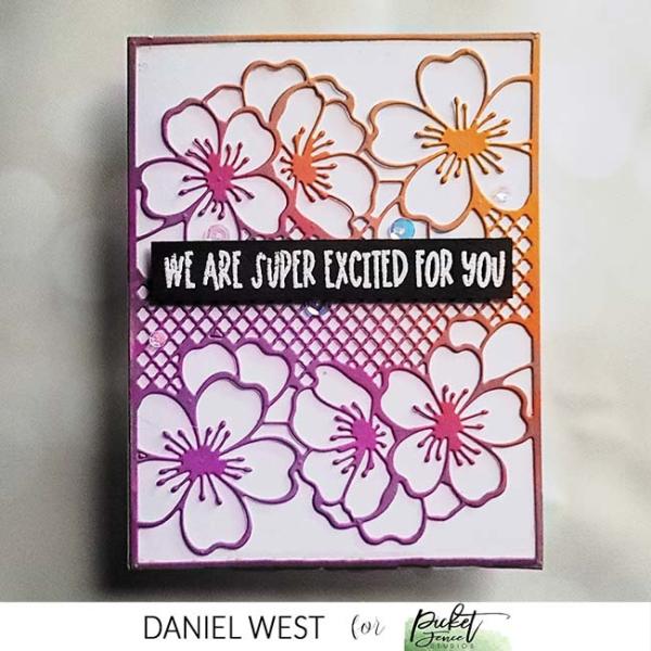 Picket Fence Studios Cherry Blossoms Die (PFSD-221)