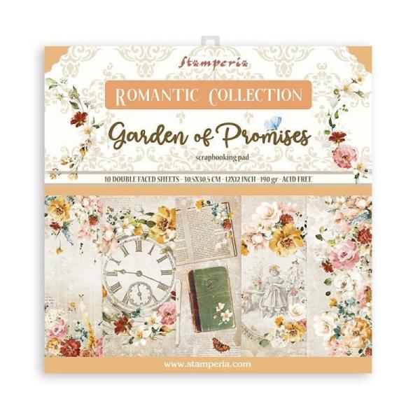 Stamperia "Garden of Promises" 12x12" Paper Pack - Cardstock