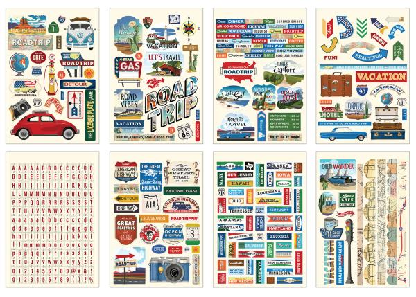 Carta Bella "Road Trip " Sticker Book