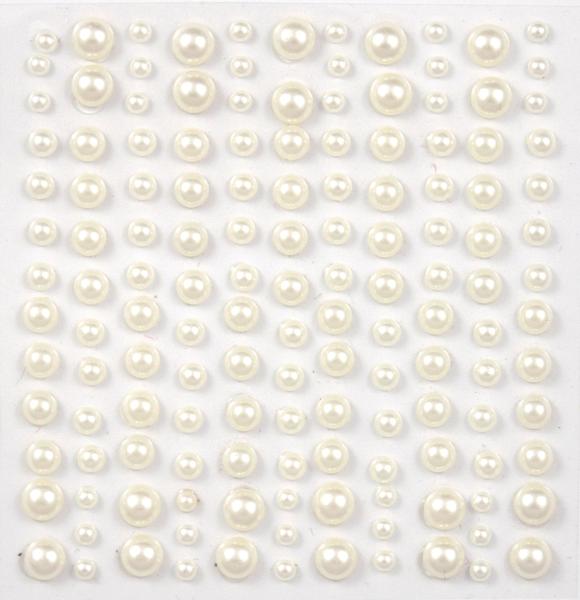 Craft Consortium Adhesive Pearls Natural  - Klebeperlen natur 