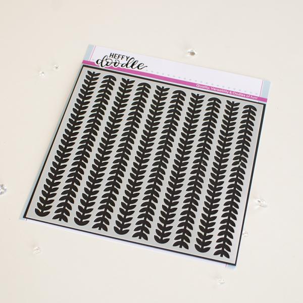 Heffy Doodle Vertical Vines  Stencil - Schablone
