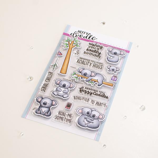 Heffy Doodle Koality Hugs   Clear Stamps - Stempel 