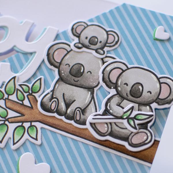 Heffy Doodle Koality Hugs   Clear Stamps - Stempel 