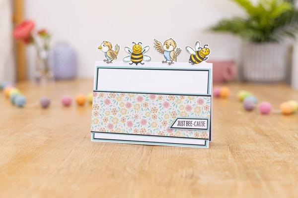 Gemini Cute Character Just Bee-cause  - Stempel & Stanze 