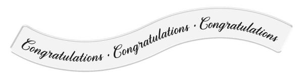 Gemini Congratulations  - Embossing Folder, Stamp & Die  - Herzliche Glückwünsche