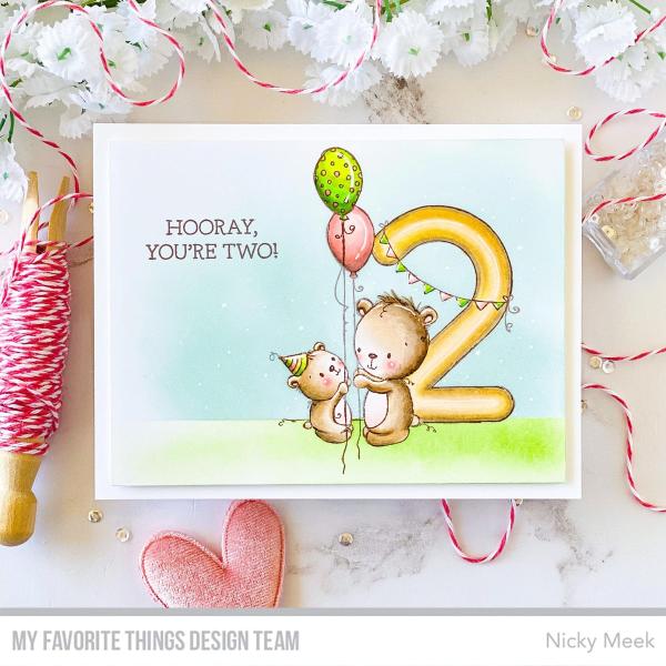 My Favorite Things Stempelset "Number Fun 2" Clear Stamp