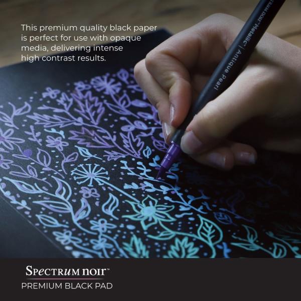 Spectrum Noi Premium Black 9x12 Inch Paper Pad
