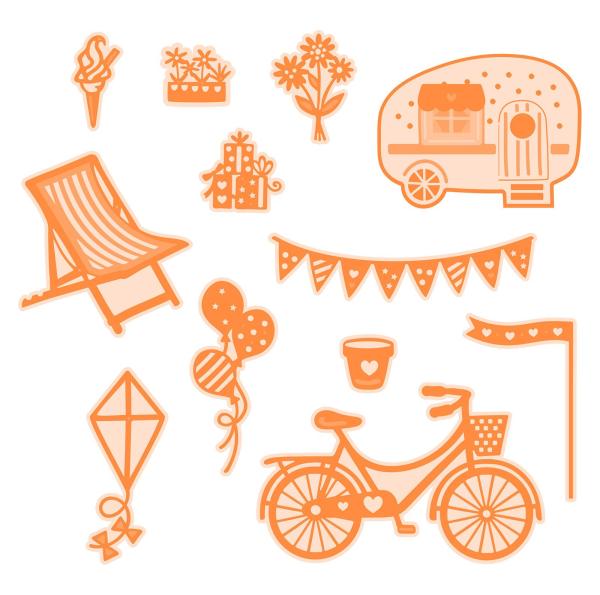 Tonic Studios - Stanze - Essentials die set Summer fun 