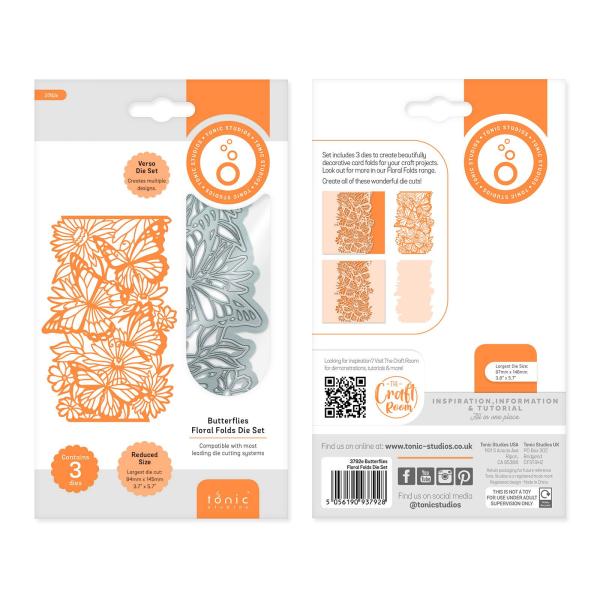 Tonic Studios - Stanze - Essentials Butterflies floral folds 