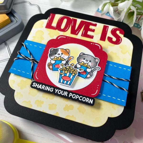 Time For Tea Stencil Designs Popping Popcorn