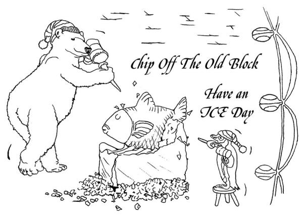 The Card Hut Chip Off The Old Block  Clear Stamps Stempelset 