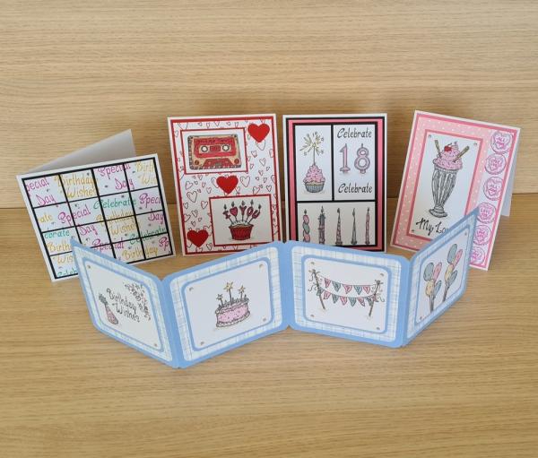 The Card Hut Party Explosion  Clear Stamps Stempelset 