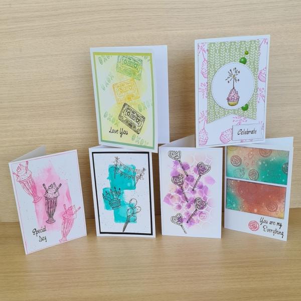 The Card Hut Party Explosion  Clear Stamps Stempelset 