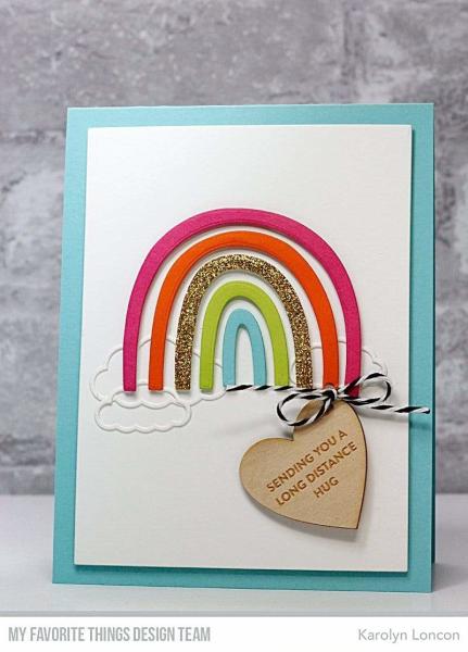 My Favorite Things "Long Distance Hugs Friendship Tokens" Embellishment 