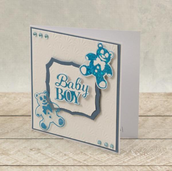 Couture Creations Cut, Foil & Emboss Die "Teddy Silhouette Mini"