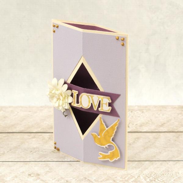 Couture Creations Cut, Foil & Emboss Die "Dove Silhouette Mini"