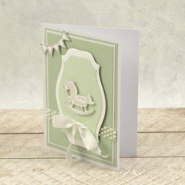 Couture Creations Cut, Foil & Emboss Die "Horse & Pacifier Silhouette Mini"