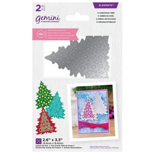 Gemini O Christmas Tree  Double-Sided Die - doppelseitige Stanze O Weihnachtsbaum 