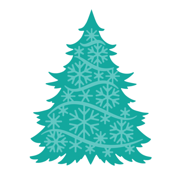 Gemini O Christmas Tree  Double-Sided Die - doppelseitige Stanze O Weihnachtsbaum 