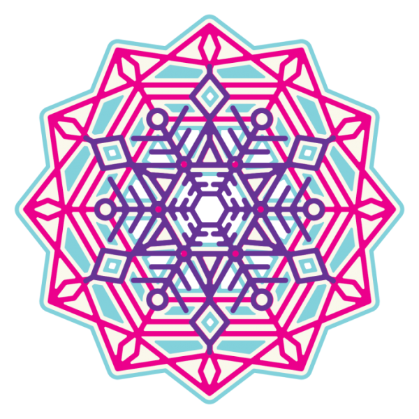 Gemini Snowflake Mandala  Double-Sided Die - doppelseitige Stanze Schneeflocken-Mandala
