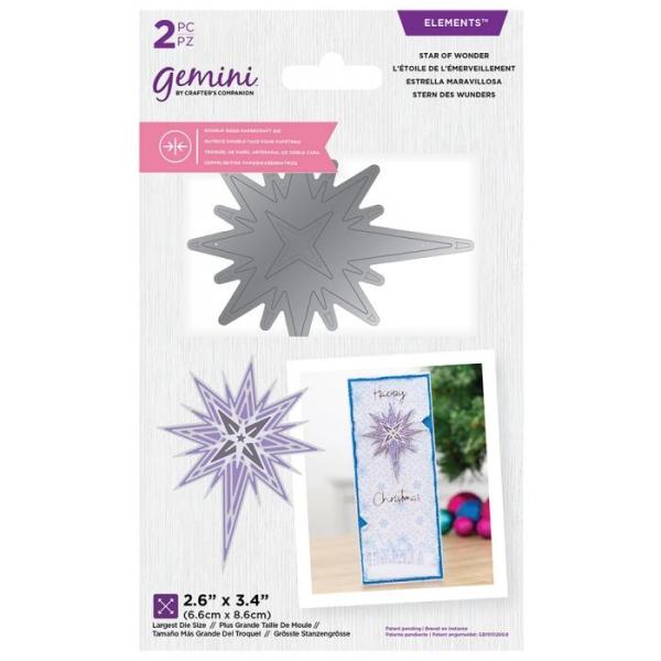 Gemini Star of Wonder  Double-Sided Die - doppelseitige Stanze Stern des Wunders