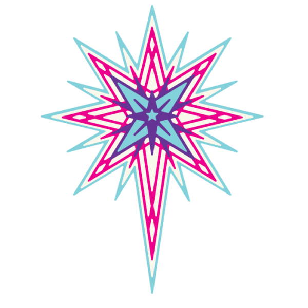 Gemini Star of Wonder  Double-Sided Die - doppelseitige Stanze Stern des Wunders