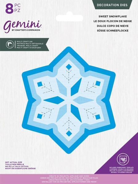 Gemini Sweet Snowflake Die - 3D Stanze Süsse Schneeflocke 