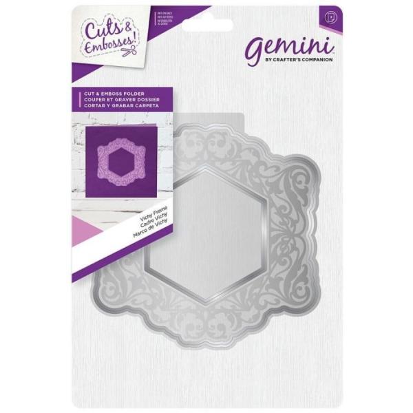 Gemini Vichy Frame Cut and Emboss Folder - Schneide- und Prägeschablone - 