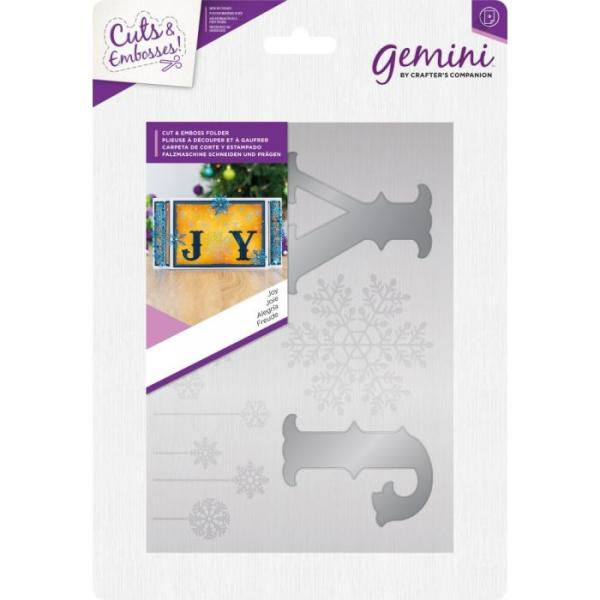 Gemini Joy Cut and Emboss Folder - Schneide- und Prägeschablone - 