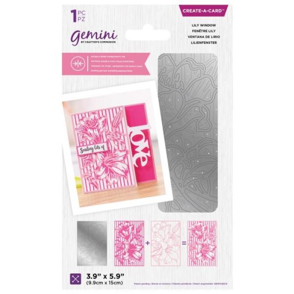 Gemini Lily Window  Double-Sided Die - doppelseitige Stanze Lilienfesnter