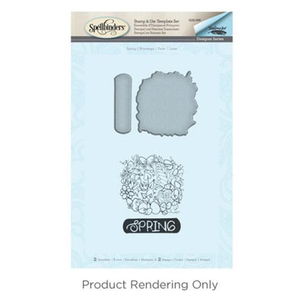 Spellbinders Stempel & Stanzset "Spring Stamp And Die Set"