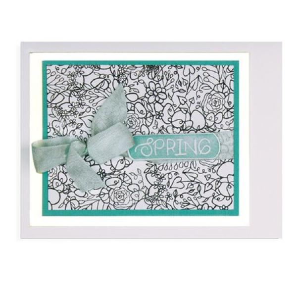 Spellbinders Stempel & Stanzset "Spring Stamp And Die Set"