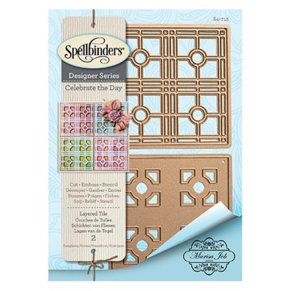 Spellbinders Die "Layered Til" Stanzschablone