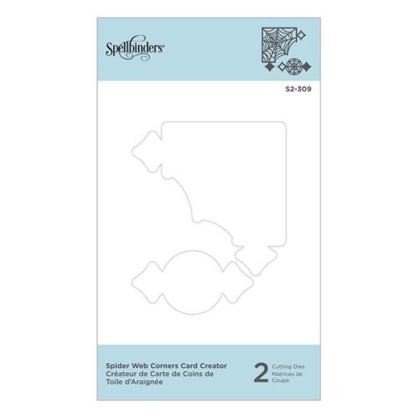 Spellbinders Dies "Spider Web Corners Card Creator Etched" Stanzschablonen