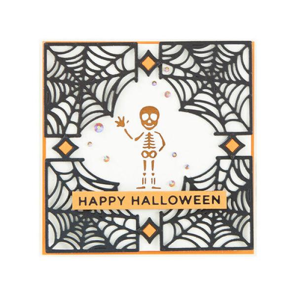 Spellbinders Dies "Spider Web Corners Card Creator Etched" Stanzschablonen